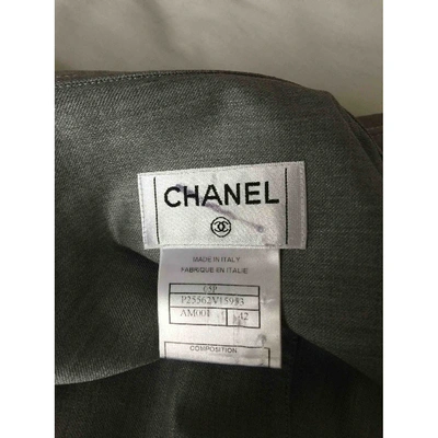 Pre-owned Chanel Wool Shirt In Grey