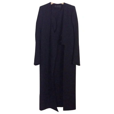 Pre-owned Haider Ackermann Wool Coat In Black