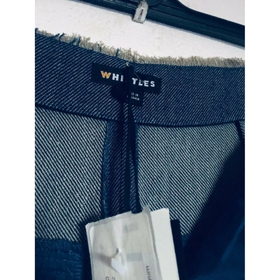 Pre-owned Whistles Blue Denim - Jeans Jeans