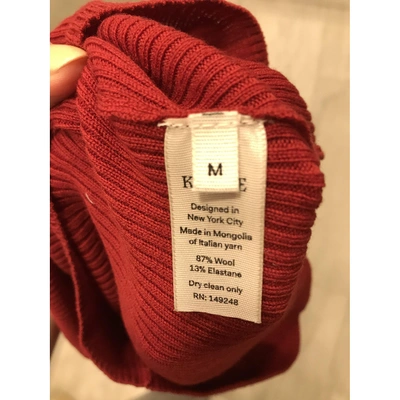 Pre-owned Khaite Red Wool Knitwear