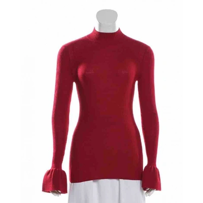 Pre-owned Khaite Red Wool Knitwear