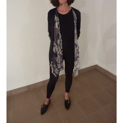 Pre-owned Emilio Pucci Cashmere Cardigan In Black