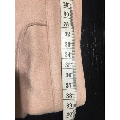 Pre-owned Alexander Mcqueen Cashmere Trousers In Pink