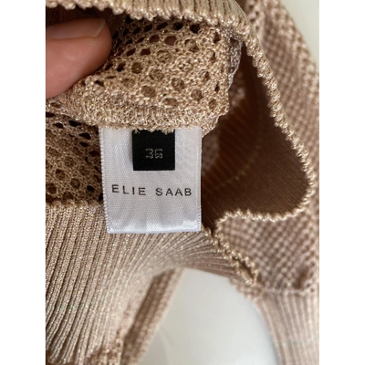 Pre-owned Elie Saab Pink Viscose Knitwear