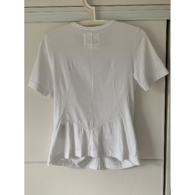 Pre-owned Junya Watanabe White Cotton Top