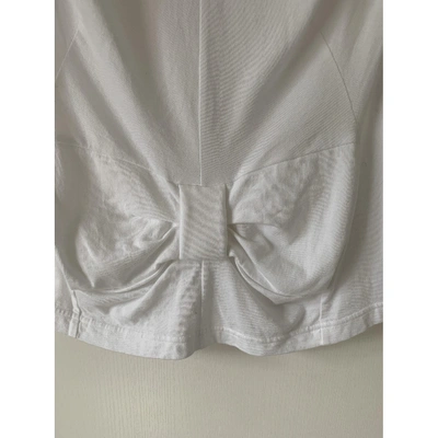 Pre-owned Junya Watanabe White Cotton Top