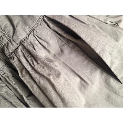 Pre-owned Woolrich Maxi Skirt In Green