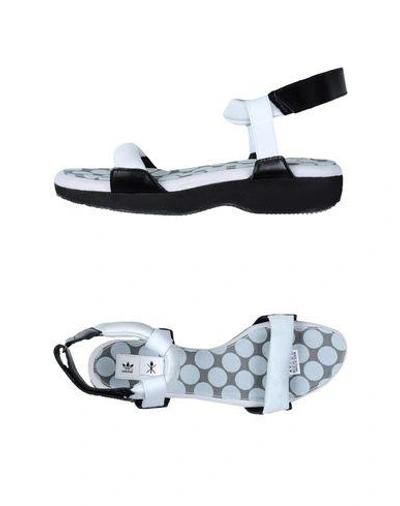 Adidas Originals Sandals In Light Grey