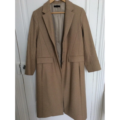 Pre-owned The Row Wool Coat In Camel