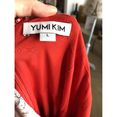 Pre-owned Yumi Kim Maxi Dress In Red