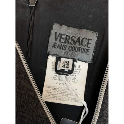 Pre-owned Versace Jeans Black Dress