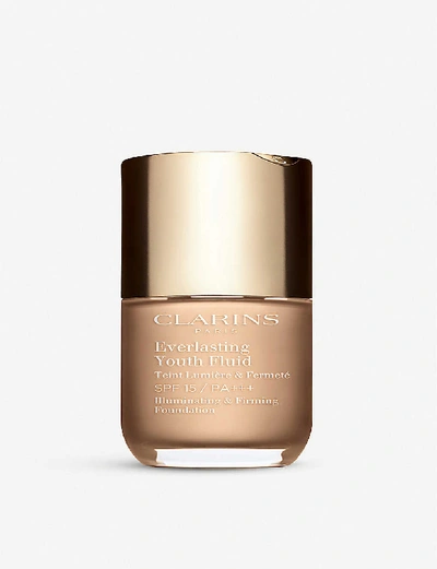 Shop Clarins 105 Everlasting Youth Fluid Foundation 30ml