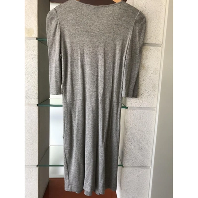 Pre-owned Sandro Mid-length Dress In Grey