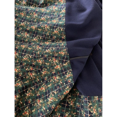 Pre-owned Ulyana Sergeenko Navy Wool Skirt