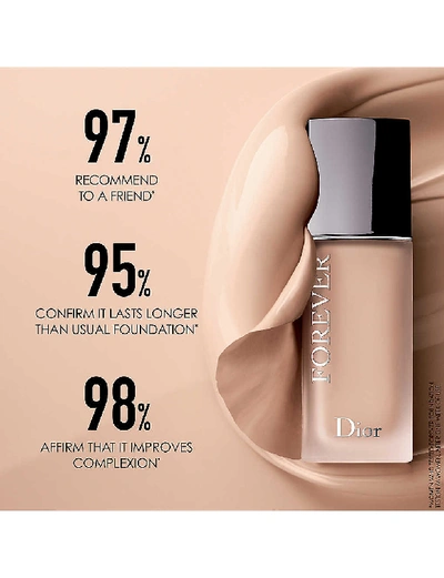 Shop Dior Forever Matte Foundation 30ml In 0w