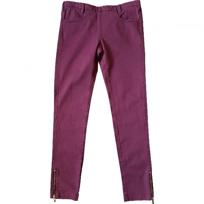 Pre-owned Baum Und Pferdgarten Slim Jeans In Purple