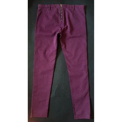 Pre-owned Baum Und Pferdgarten Slim Jeans In Purple