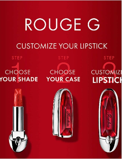 Shop Guerlain Emerald Wish Rouge G De The Double Mirror Refillable Case
