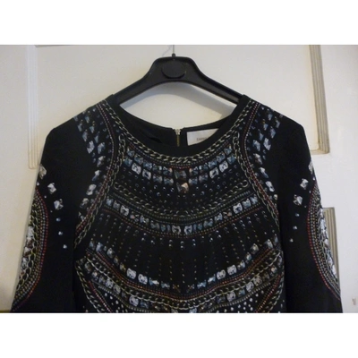 Pre-owned Emma Cook Black Silk Dress