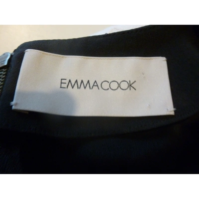 Pre-owned Emma Cook Black Silk Dress