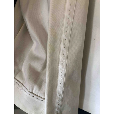 Pre-owned Brioni Large Pants In White