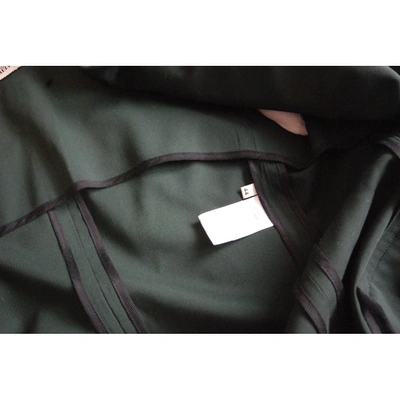 Pre-owned Jean Paul Gaultier Wool Jacket In Green