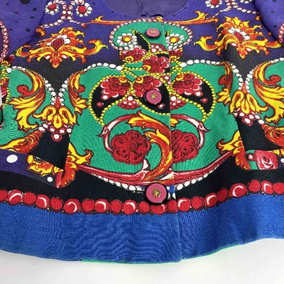 Pre-owned Versace Linen Short Vest In Multicolour