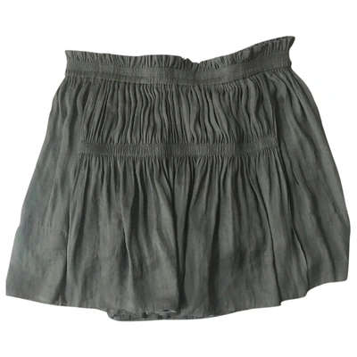 Pre-owned Isabel Marant Mini Skirt In Black