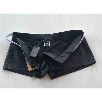 Pre-owned Fendi Black Polyester Shorts
