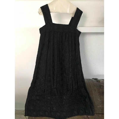 Pre-owned Dries Van Noten Mid-length Dress In Black