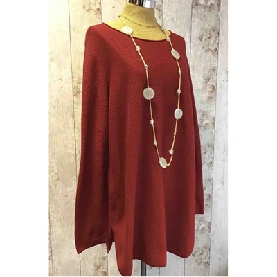 Pre-owned Eileen Fisher Tunic In Red