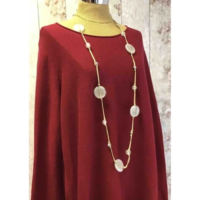 Pre-owned Eileen Fisher Tunic In Red
