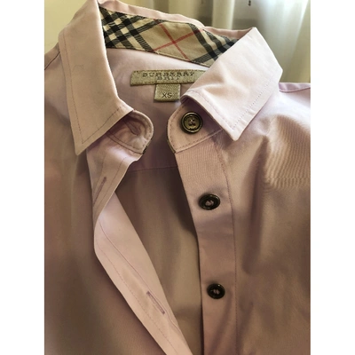 Pre-owned Burberry Shirt In Pink