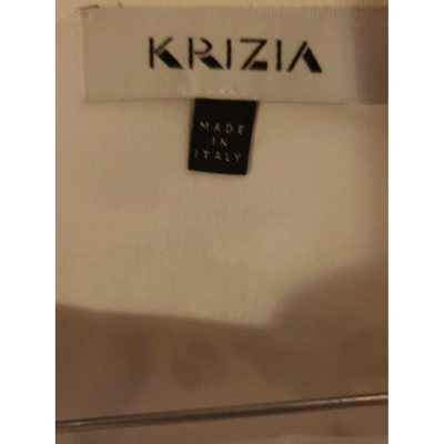 Pre-owned Krizia White  Top