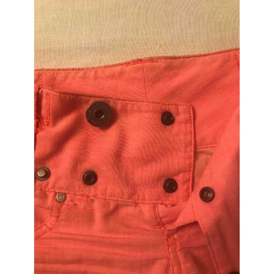 Pre-owned Diesel Pink Cotton Shorts