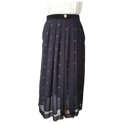 Pre-owned Claudie Pierlot Navy Skirt