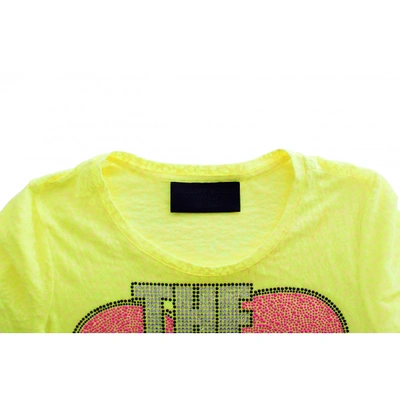 Pre-owned Philipp Plein T-shirt In Yellow