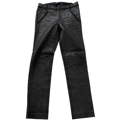 Pre-owned Comptoir Des Cotonniers Straight Pants In Anthracite