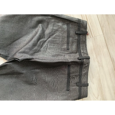 Pre-owned Comptoir Des Cotonniers Straight Pants In Anthracite
