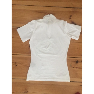 Pre-owned House Of Holland White Cotton  Top
