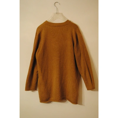 Pre-owned Brunello Cucinelli Camel Cashmere Knitwear