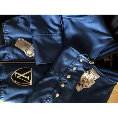 Shop Pre-owned Louis Vuitton Jacket In Blue