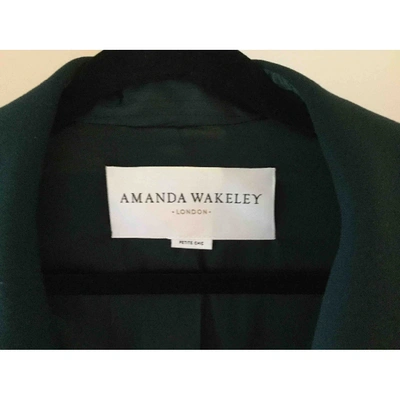 Pre-owned Amanda Wakeley Green Coat