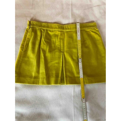 Pre-owned Missoni Skirt In Yellow