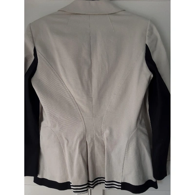 Pre-owned Philosophy Di Alberta Ferretti Ecru Cotton Jacket