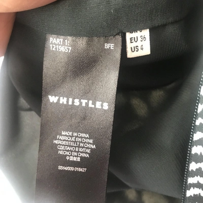 Pre-owned Whistles Wool Mini Skirt In Black