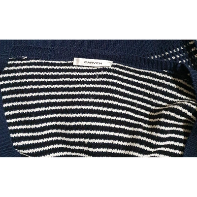 Pre-owned Carven Blue Wool Knitwear