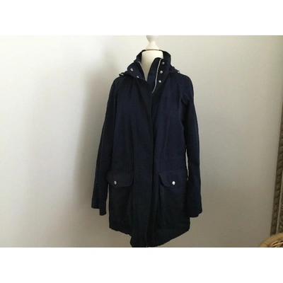 Pre-owned Tommy Hilfiger Navy Cotton Jacket