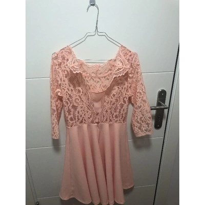 Pre-owned Claudie Pierlot Mini Dress In Pink