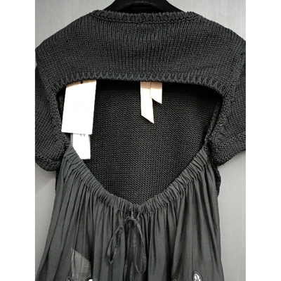 Pre-owned N°21 Wool Cardigan In Black